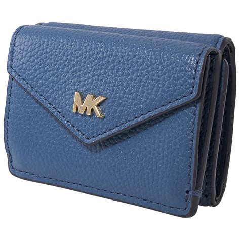 Michael Kors Money Pieces SM Trifold Flap Wallet Leather Black 